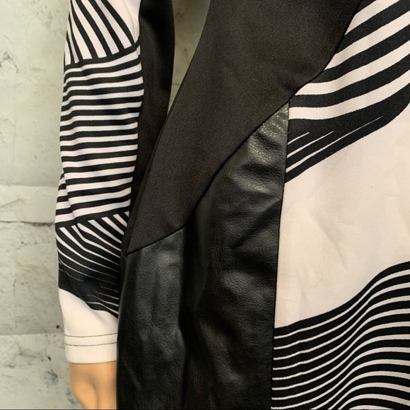 Cato Pattern Faux Leather Dress - Picture 5 of 9